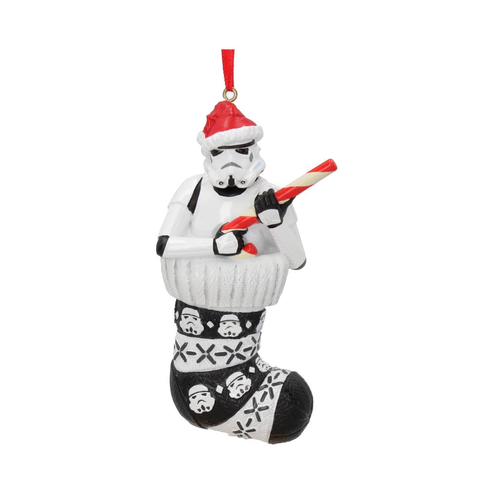 Stormtrooper in Stocking Christmas Hanging Ornament, 11.5cm