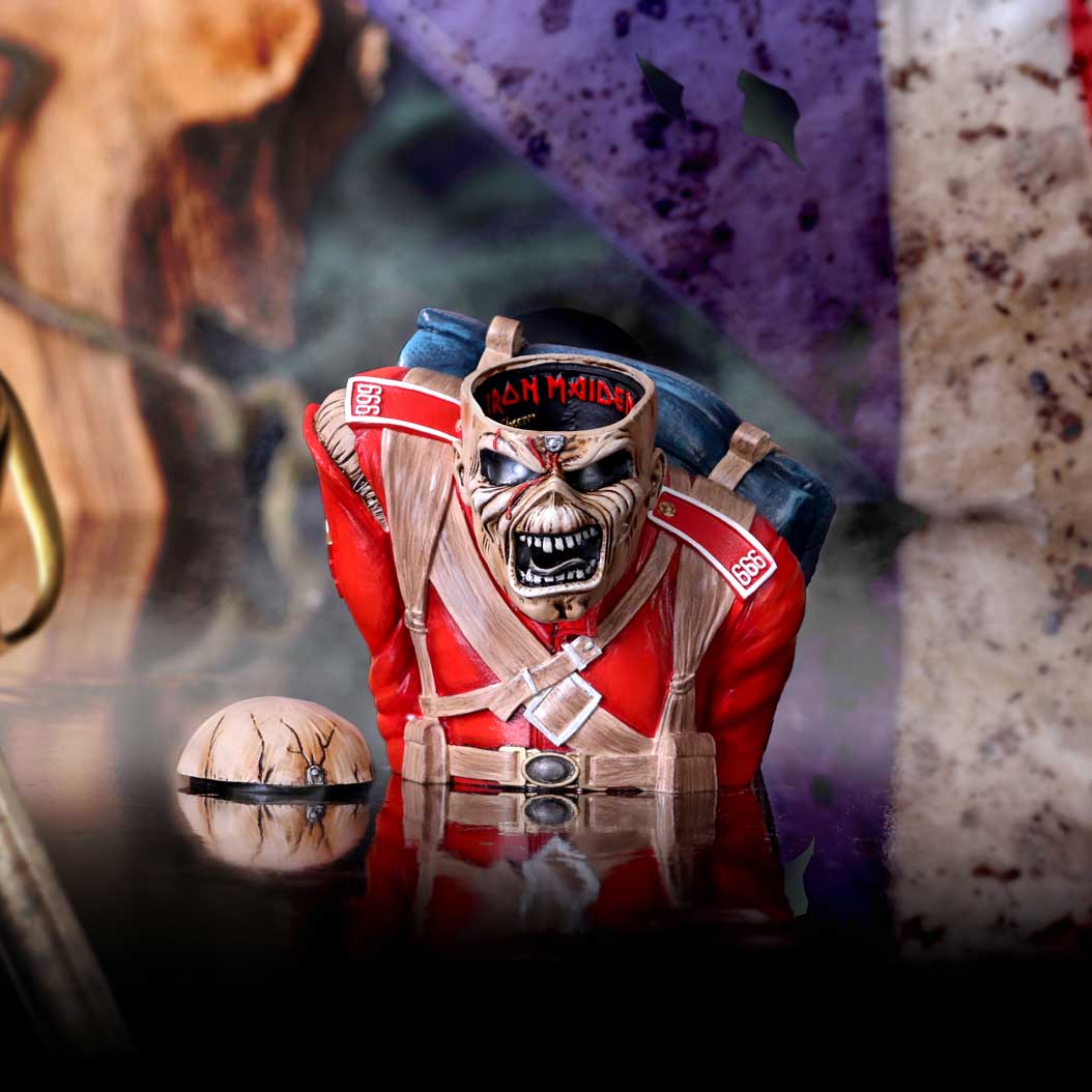Iron Maiden The Trooper Eddie Bust Box 12cm