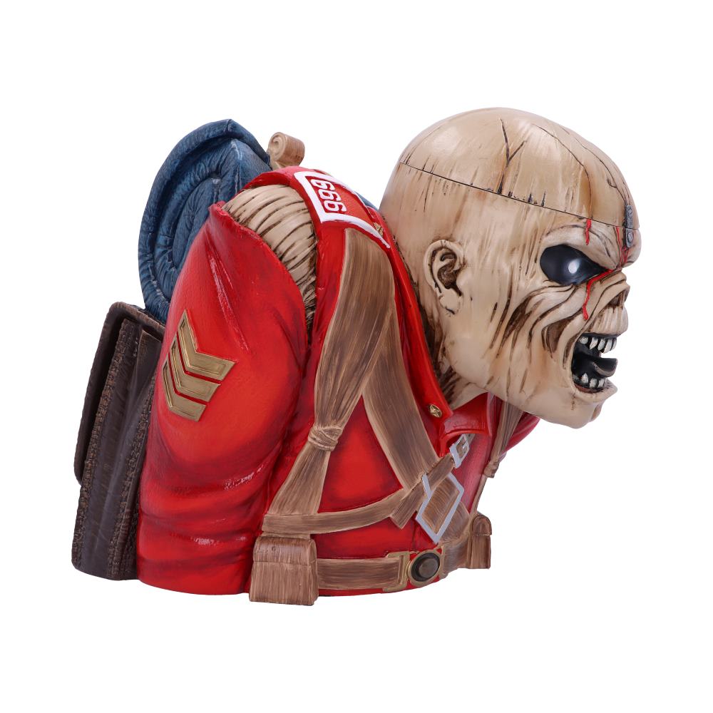 Iron Maiden The Trooper Bust Box, 26.5cm | Nemesis Now