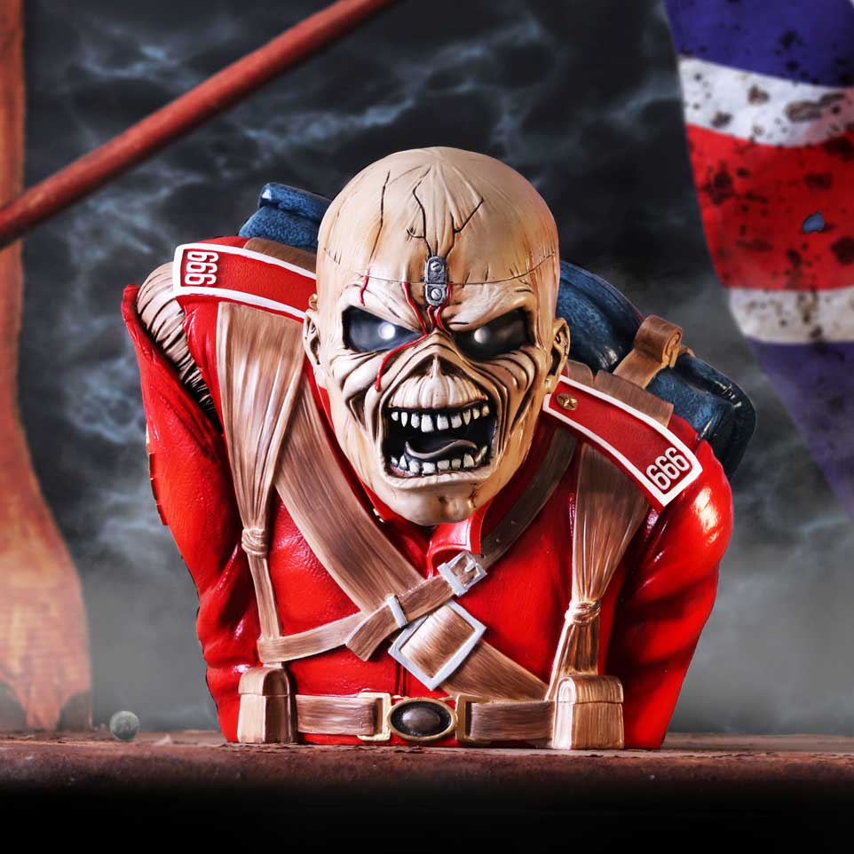 Iron Maiden The Trooper Bust Box, 26.5cm | Nemesis Now