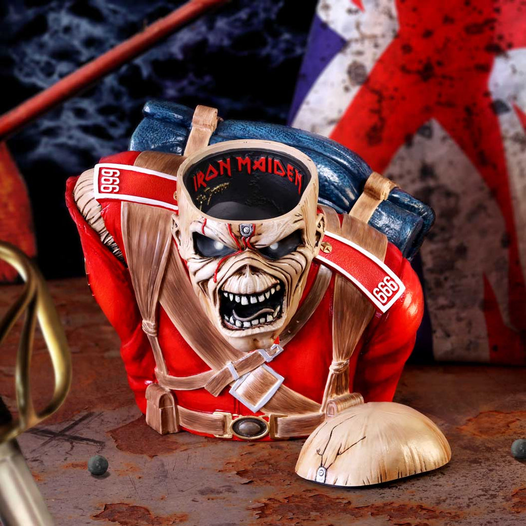 Iron Maiden The Trooper Bust Box, 26.5cm | Nemesis Now