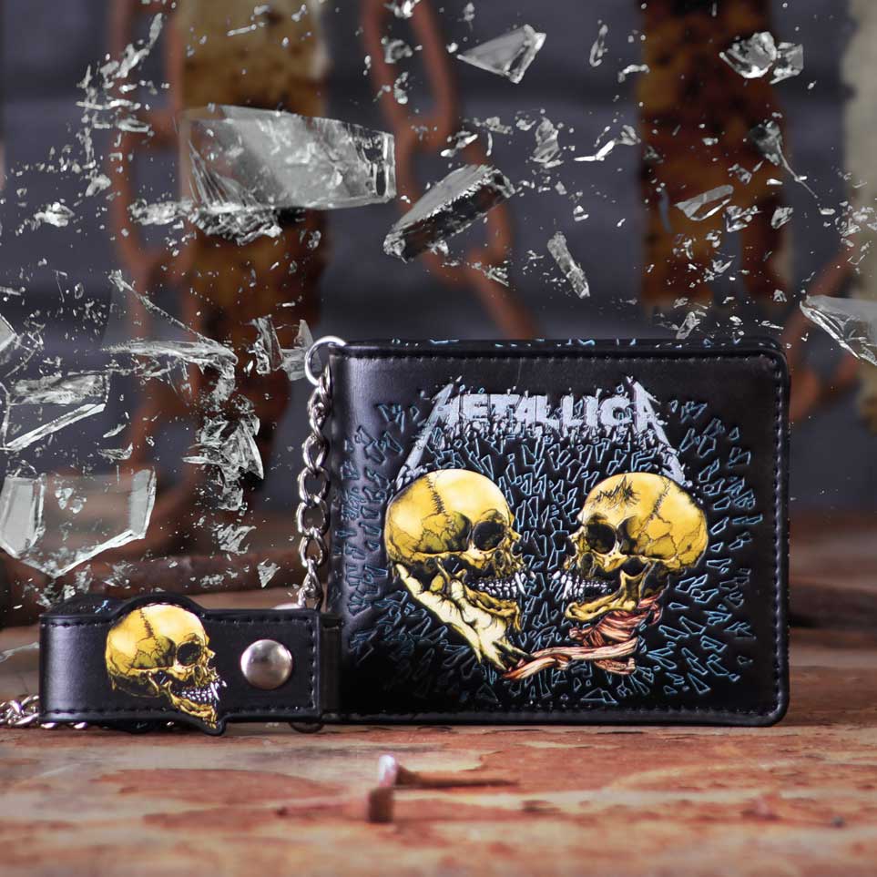 Metallica Sad But True Wallet with Chain | Officially Licensed