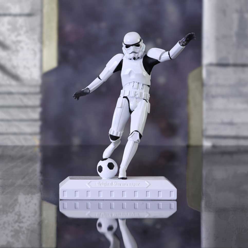 Stormtrooper Back of the Net Football Figurine 17cm | Nemesis Now