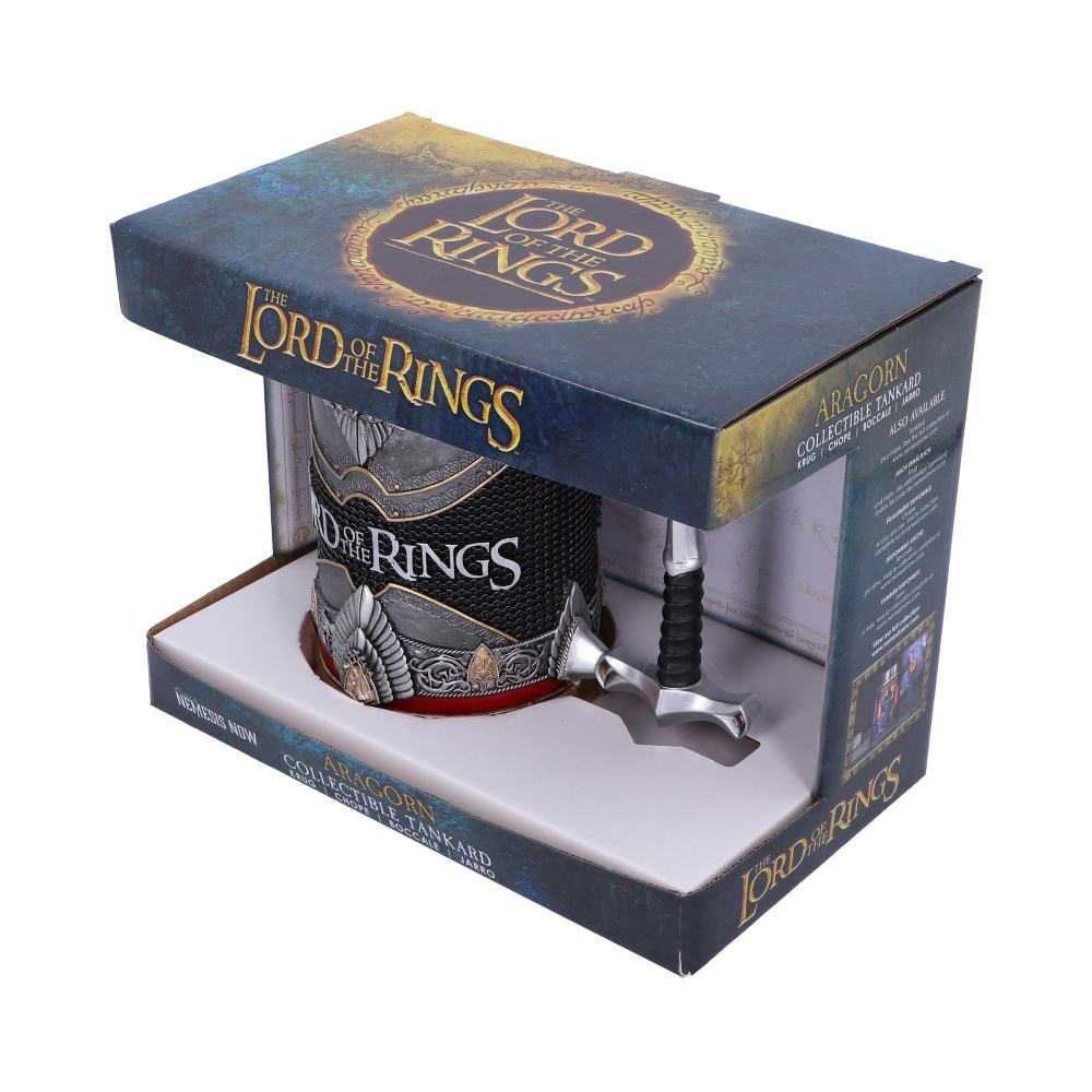 Lord of the Rings Aragorn Collectible Tankard, 15.5cm