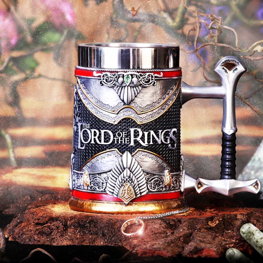 Lord of the Rings Aragorn Collectible Tankard, 15.5cm