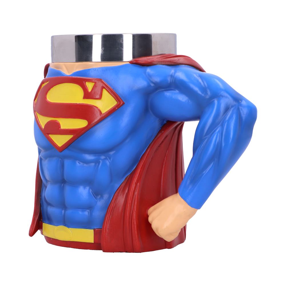 DC Superman Hero Resin Tankard, 16.3cm