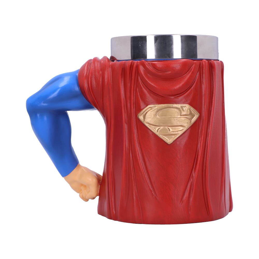 DC Superman Hero Resin Tankard, 16.3cm