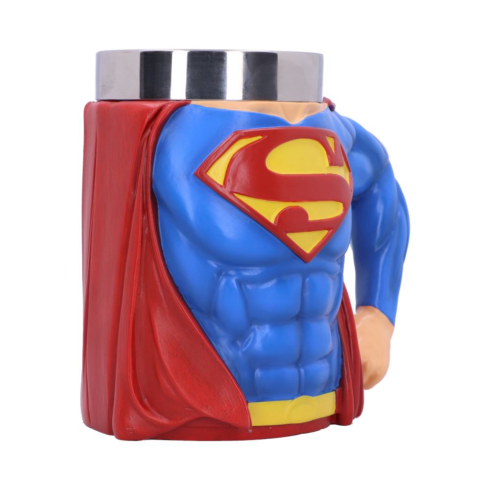 DC Superman Hero Resin Tankard, 16.3cm