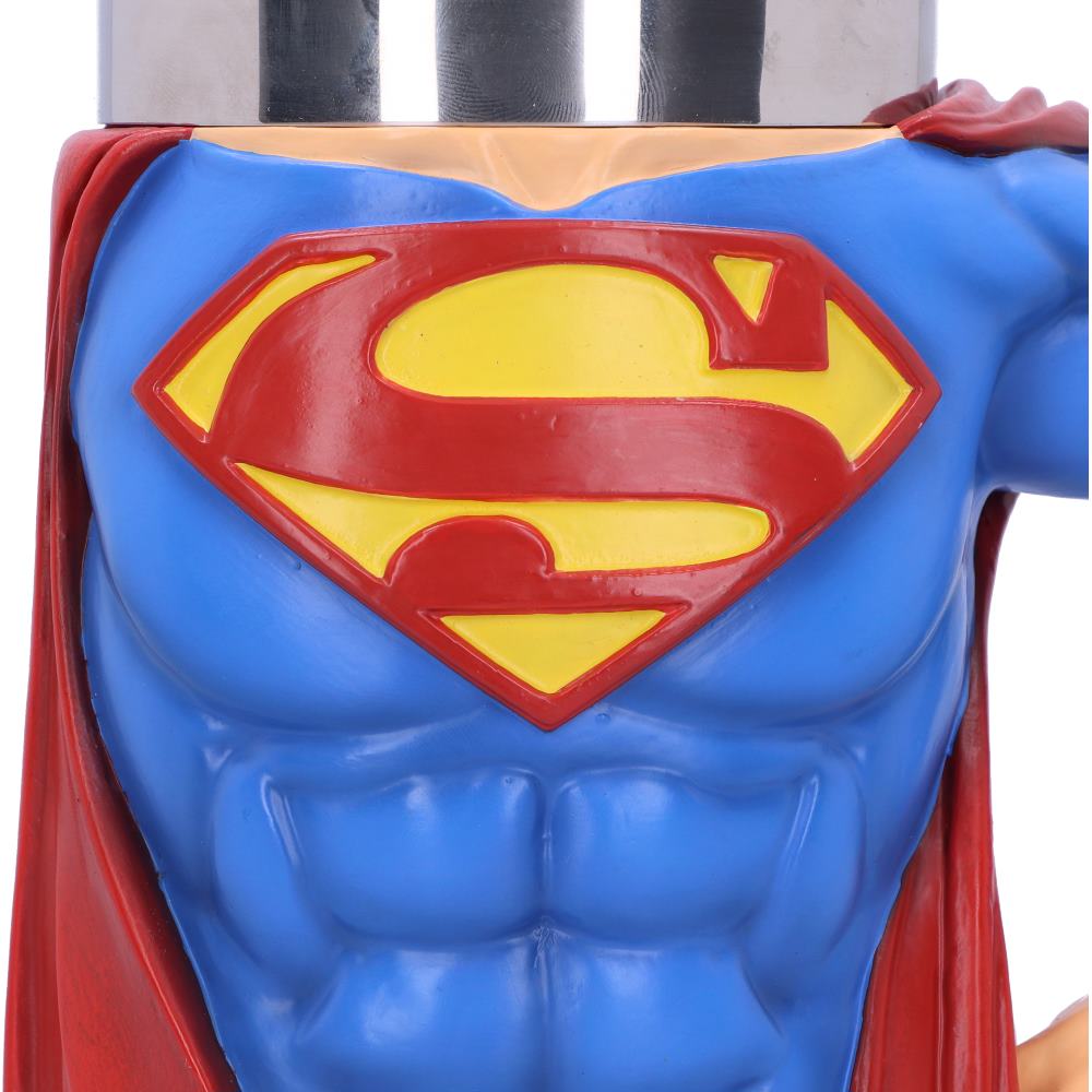 DC Superman Hero Resin Tankard, 16.3cm