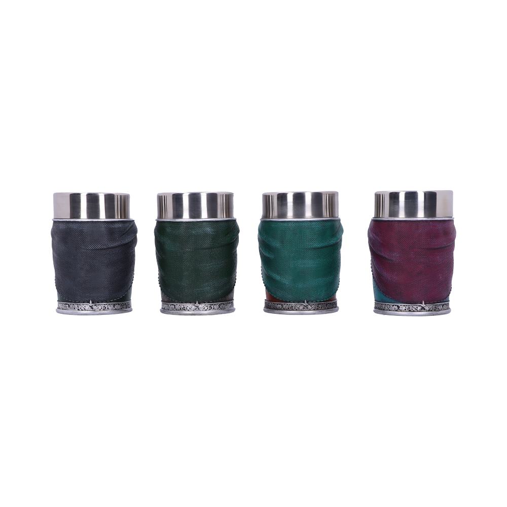 Lord of the Rings Hobbit Shot Glass Set – 4 Collectibles in Gift Box