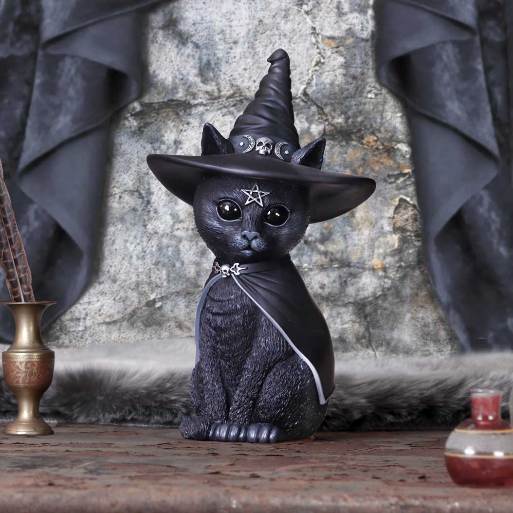 Cult Cuties Purrah Witch Cat Figurine – Large 30cm
