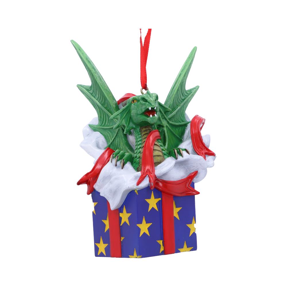 Anne Stokes Surprise Gift Hanging Ornament, 12.5cm
