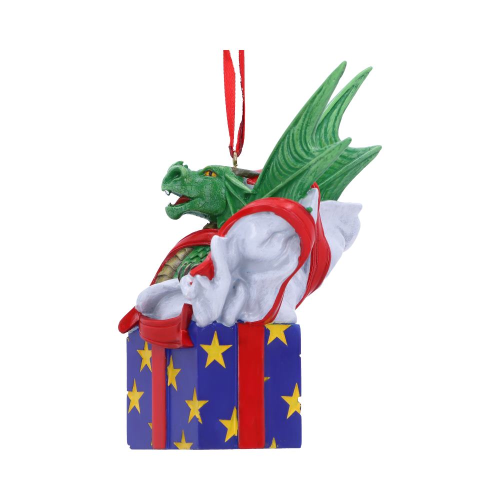 Anne Stokes Surprise Gift Hanging Ornament, 12.5cm