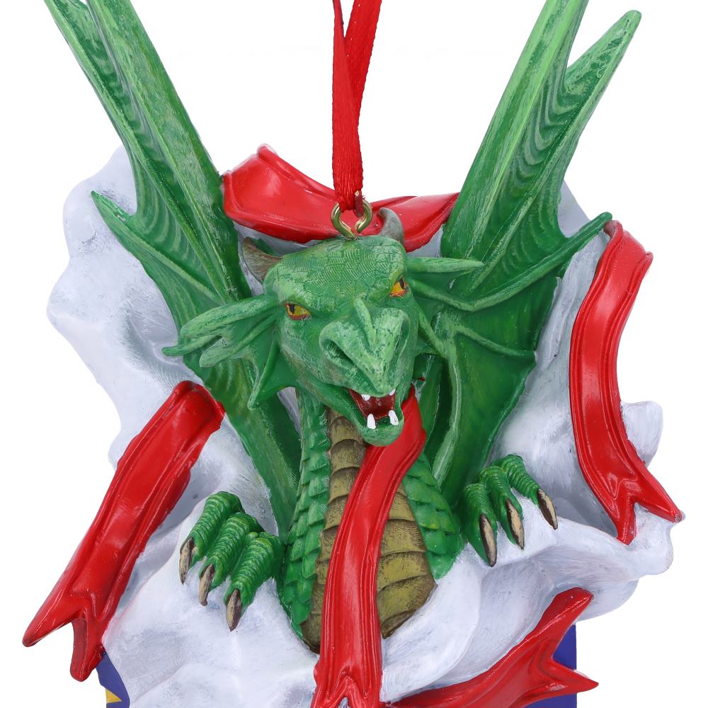 Anne Stokes Surprise Gift Hanging Ornament, 12.5cm