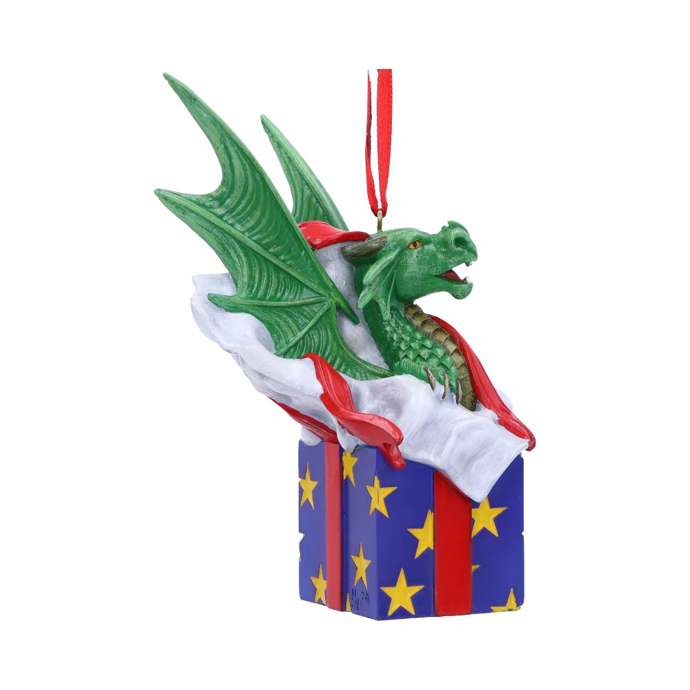 Anne Stokes Surprise Gift Hanging Ornament, 12.5cm