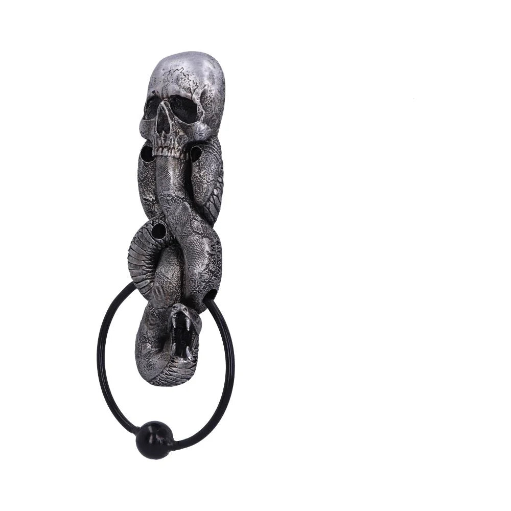 Harry Potter The Dark Mark Door Knocker 23cm – Officially Licensed Silver Resin Plaque
