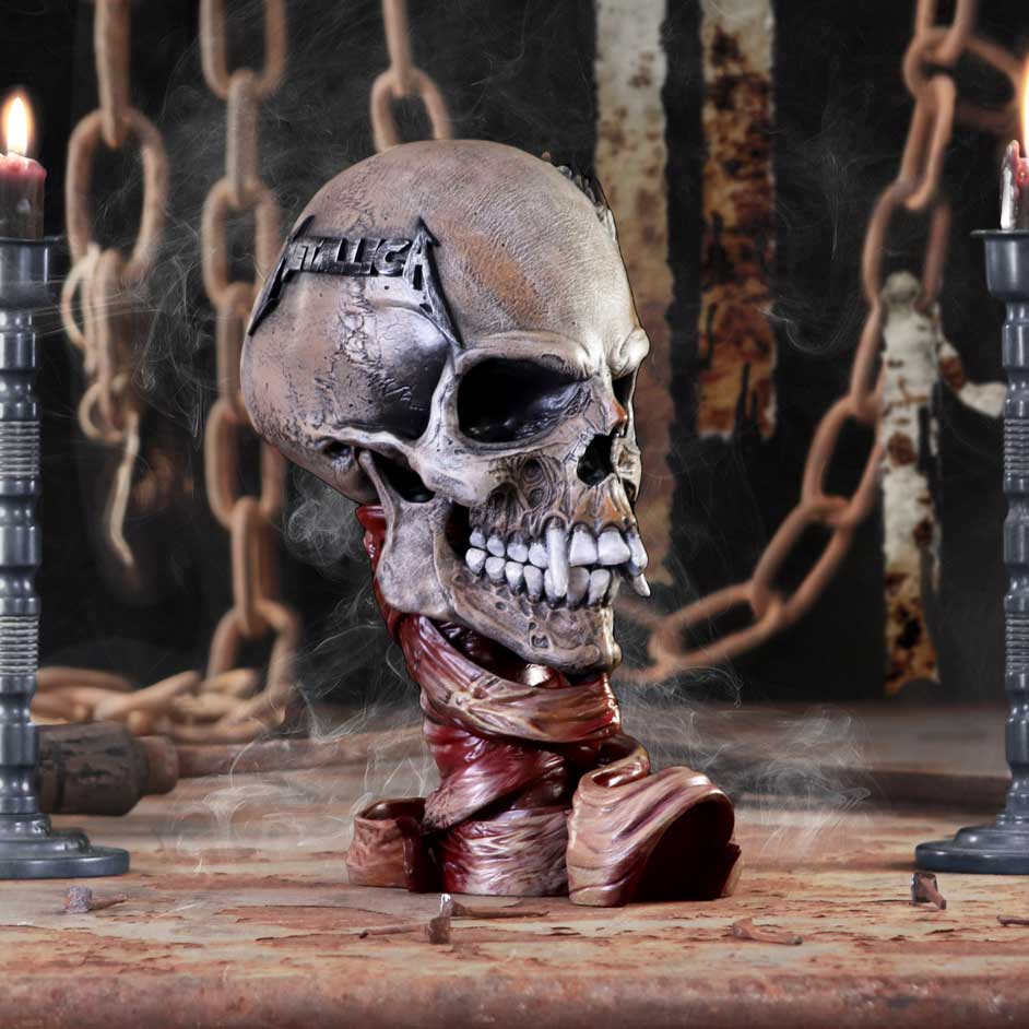 Metallica Pushead Skull Figurine 23.5cm | Officially Licensed