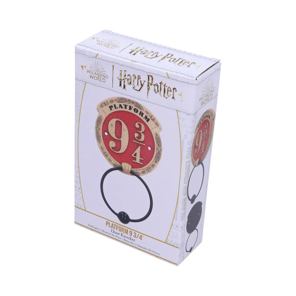 Harry Potter Platform 9 3/4 Door Knocker 21.5cm – Officially Licensed Red Resin Plaque