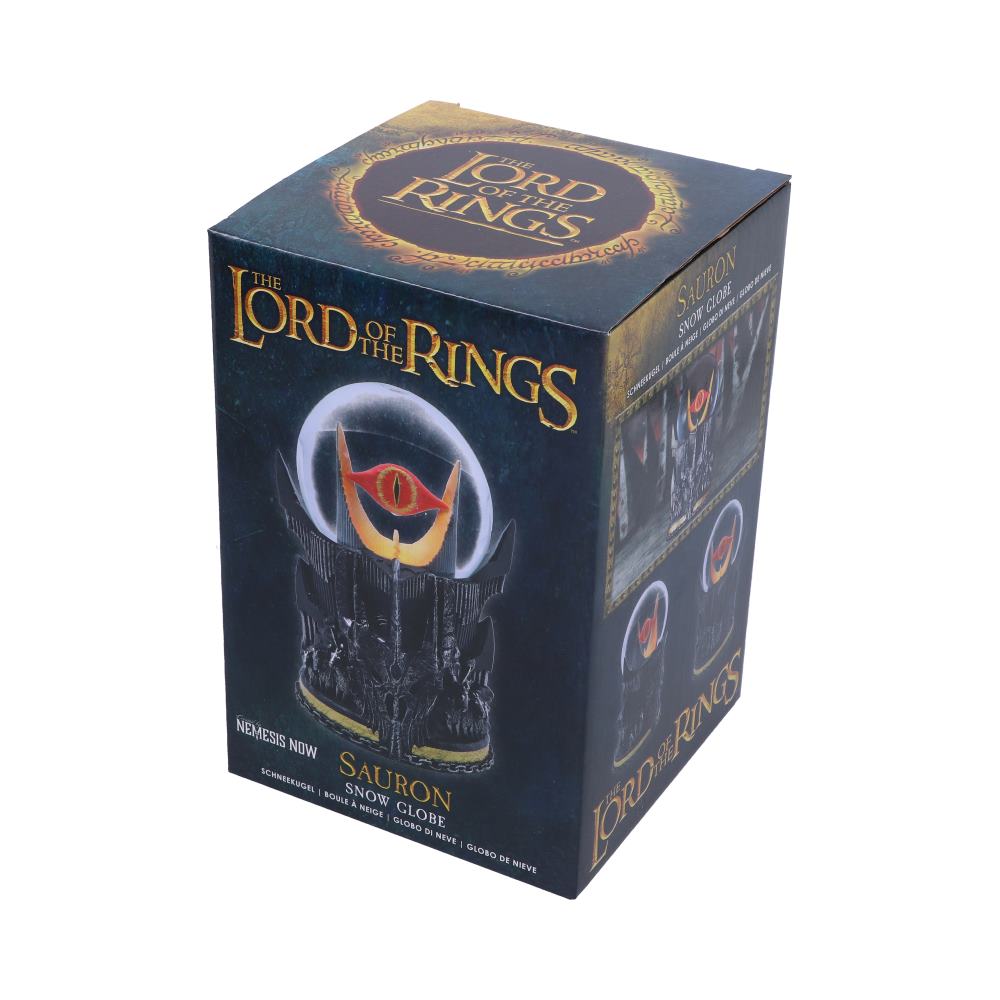Lord of the Rings Eye of Sauron Snow Globe, 18cm