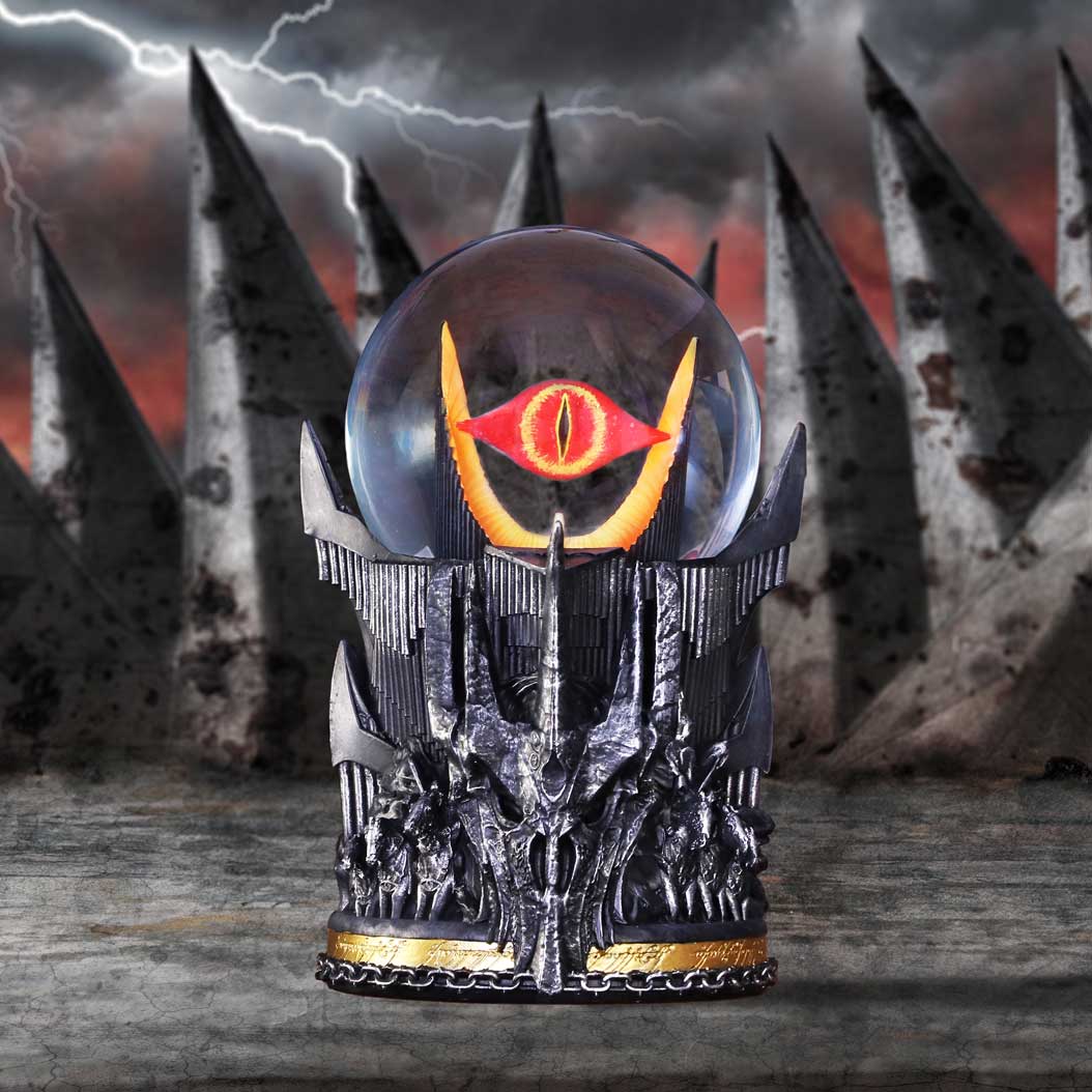 Lord of the Rings Eye of Sauron Snow Globe, 18cm
