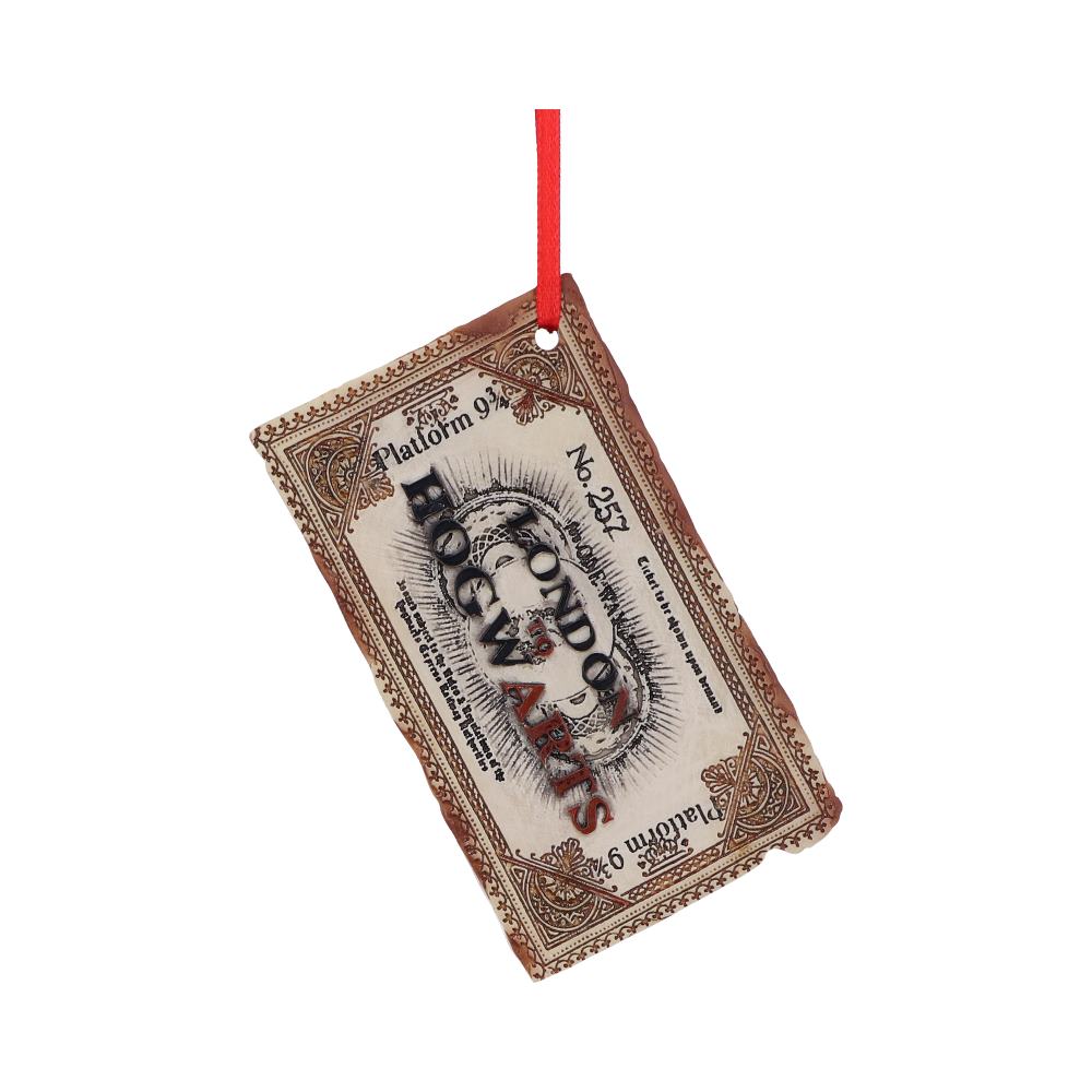 Harry Potter Hogwarts Express Ticket Christmas Ornament 9.5cm