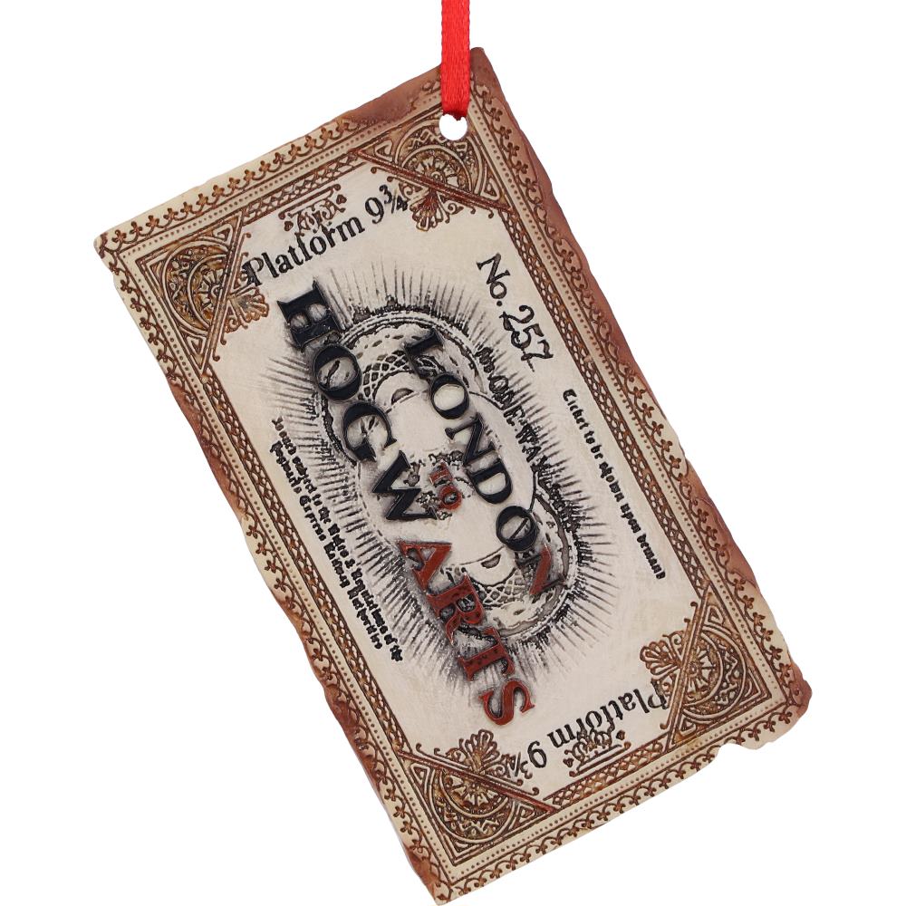 Harry Potter Hogwarts Express Ticket Christmas Ornament 9.5cm