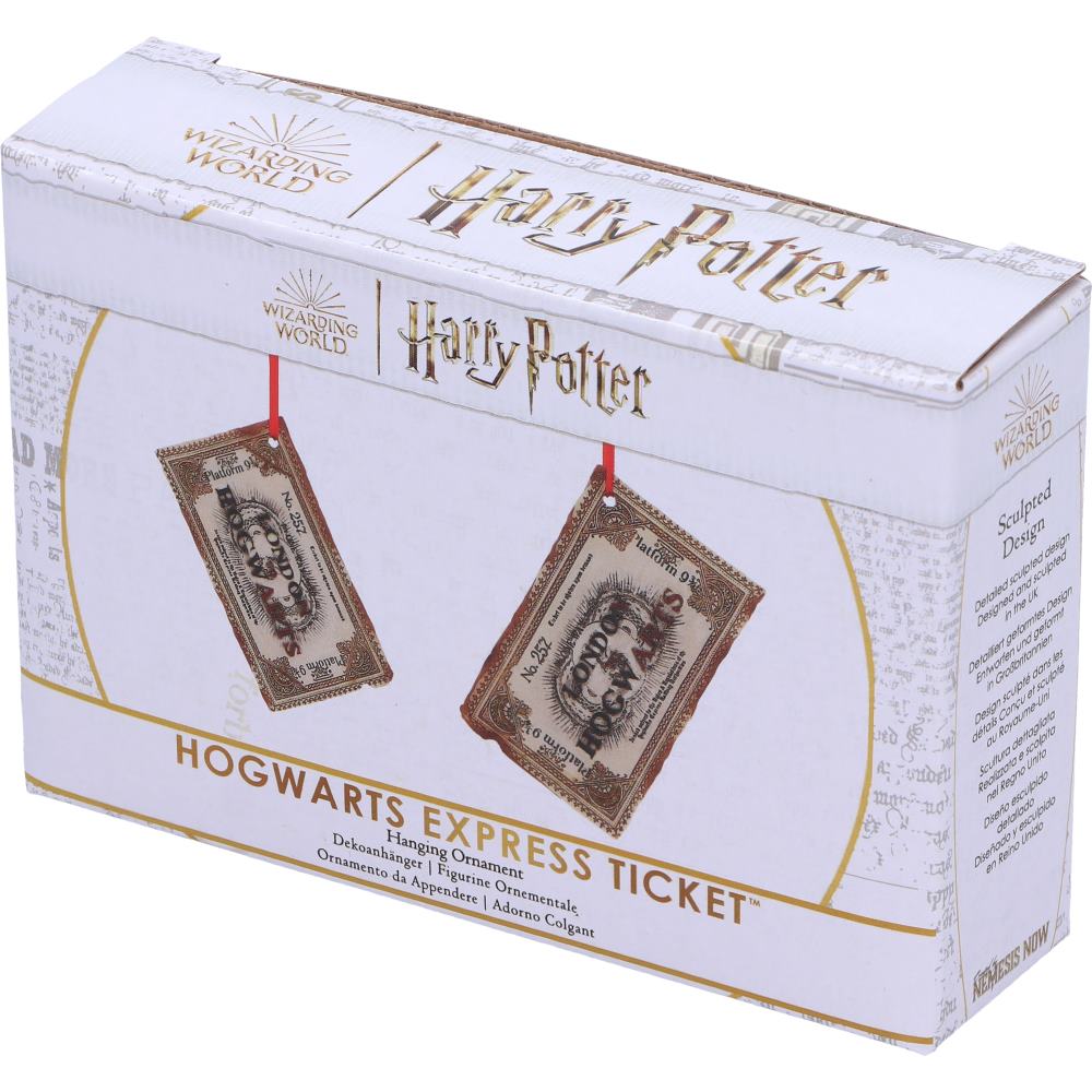 Harry Potter Hogwarts Express Ticket Christmas Ornament 9.5cm