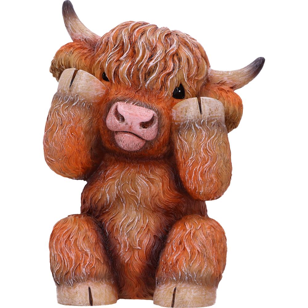 Nemesis Now Three Wise Highland Cows Figurine Set – 9.6cm