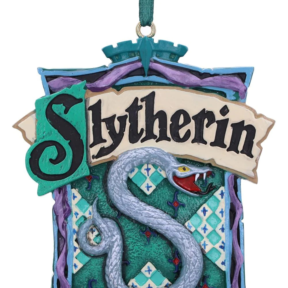 Harry Potter Slytherin Crest Hanging Ornament 8cm – Officially Licensed