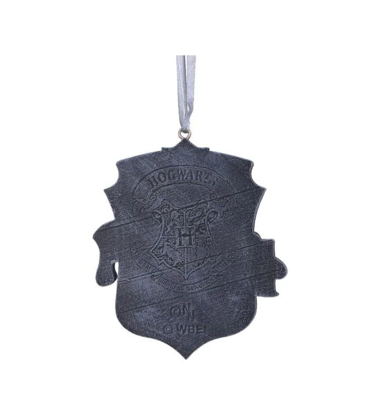 Harry Potter Hufflepuff Crest Hanging Ornament 8cm – Officially Licensed