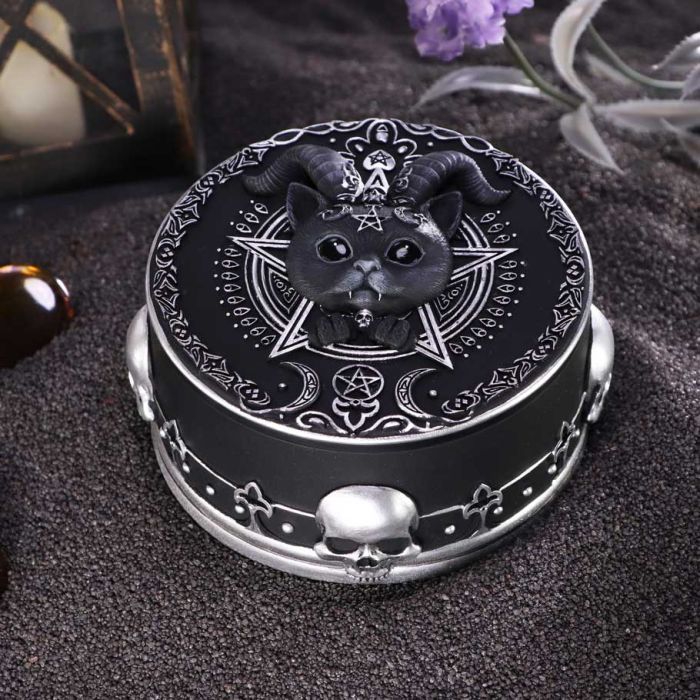 Pawzuph Gothic Cat Trinket Box – Nemesis Now Cult Cuties