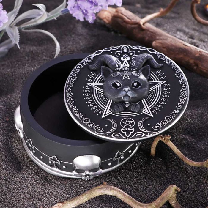 Pawzuph Gothic Cat Trinket Box – Nemesis Now Cult Cuties