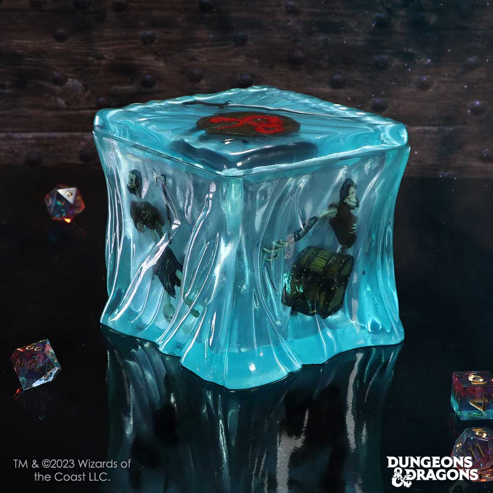 Dungeons & Dragons Gelatinous Cube Dice Box 11.5cm – Nemesis Now