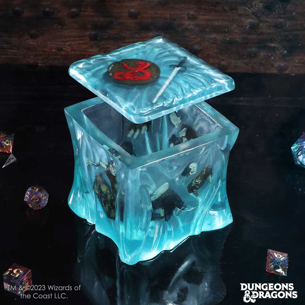 Dungeons & Dragons Gelatinous Cube Dice Box 11.5cm – Nemesis Now