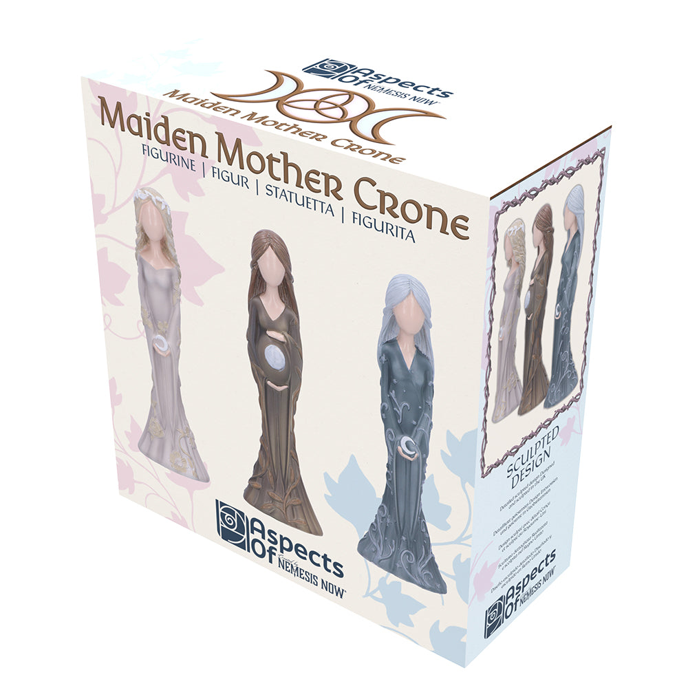 Maiden Mother Crone Triple Goddess Figurine Set 15cm | Nemesis Now