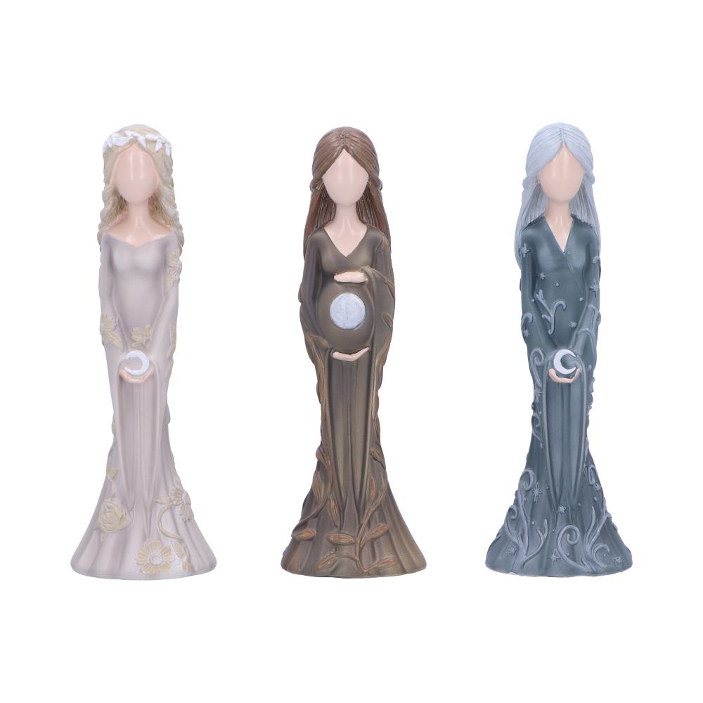 Maiden Mother Crone Triple Goddess Figurine Set 15cm | Nemesis Now