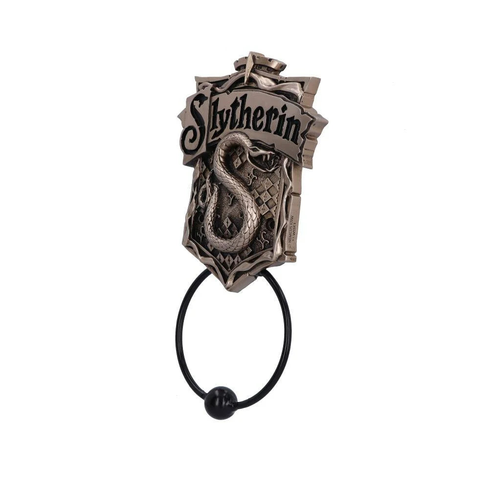 Harry Potter Slytherin Door Knocker 19.8cm – Officially Licensed Bronze House Crest