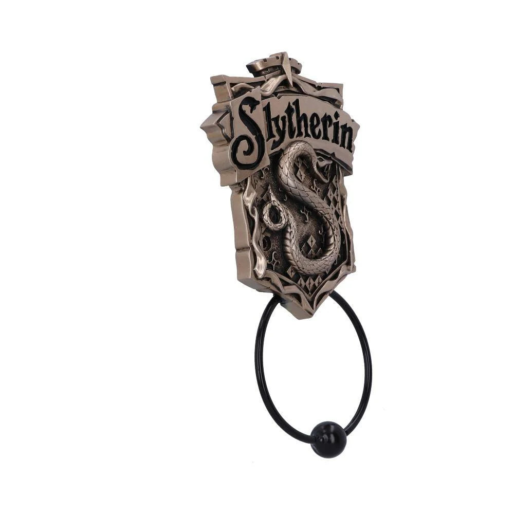 Harry Potter Slytherin Door Knocker 19.8cm – Officially Licensed Bronze House Crest