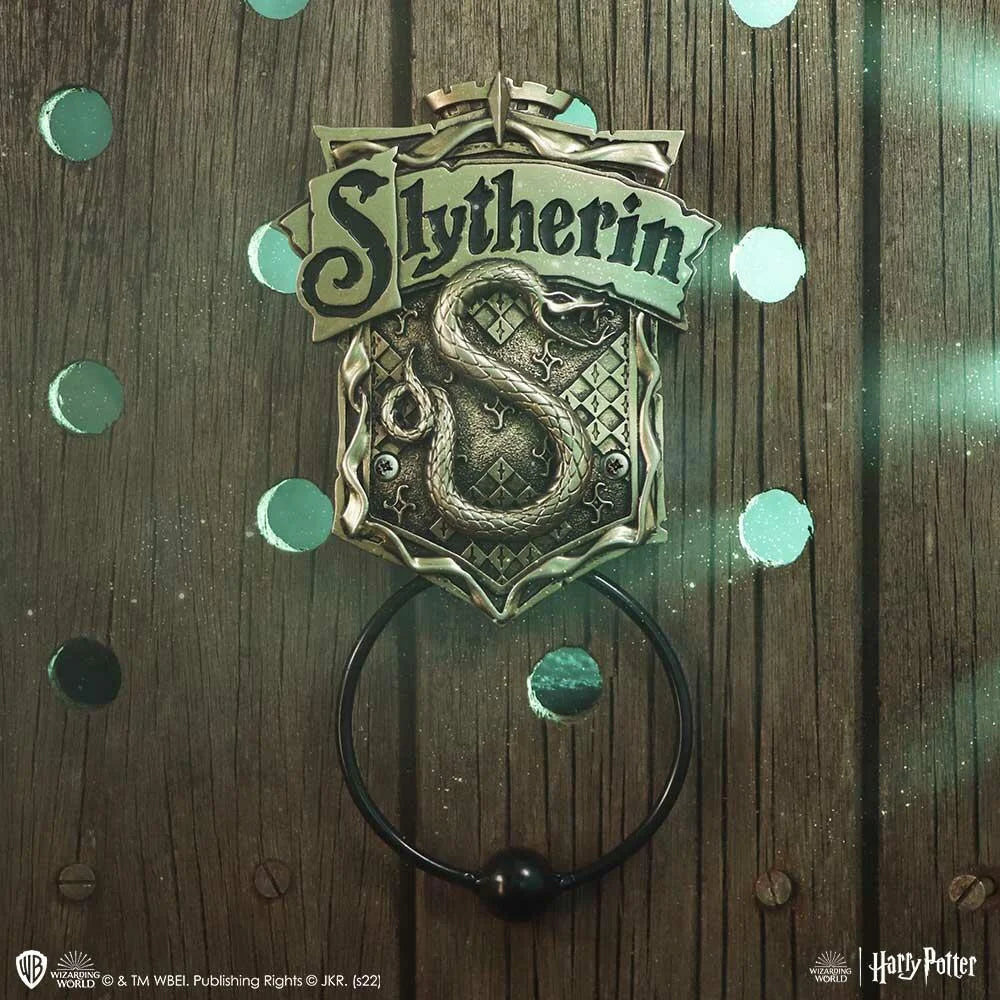 Harry Potter Slytherin Door Knocker 19.8cm – Officially Licensed Bronze House Crest