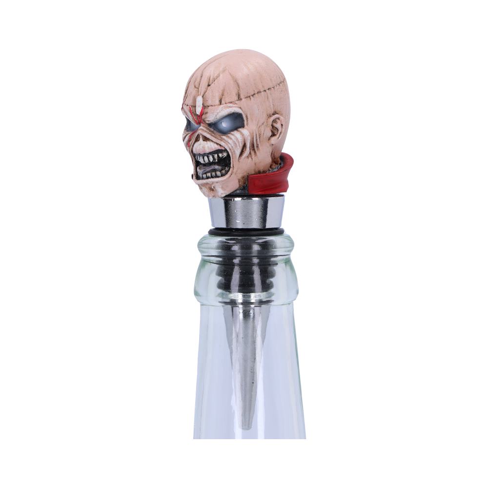 Iron Maiden Eddie The Trooper Bottle Stopper 10cm | Nemesis Now