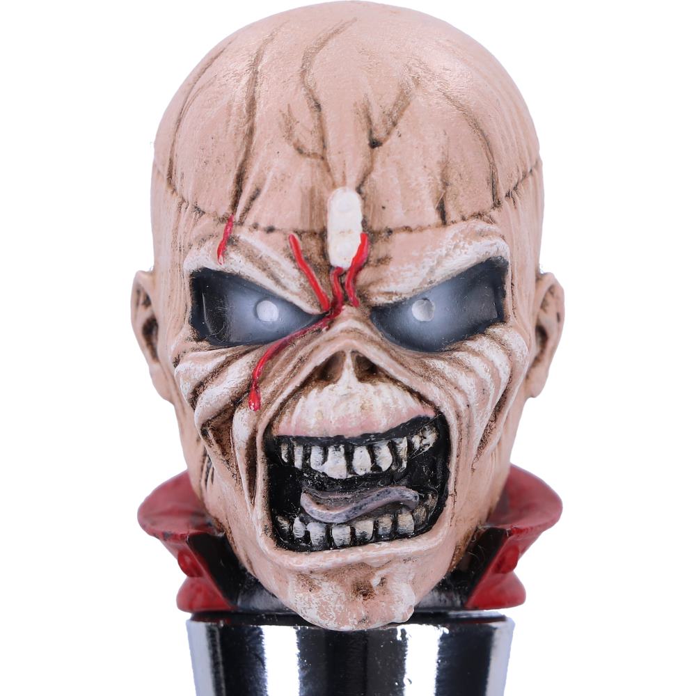 Iron Maiden Eddie The Trooper Bottle Stopper 10cm | Nemesis Now