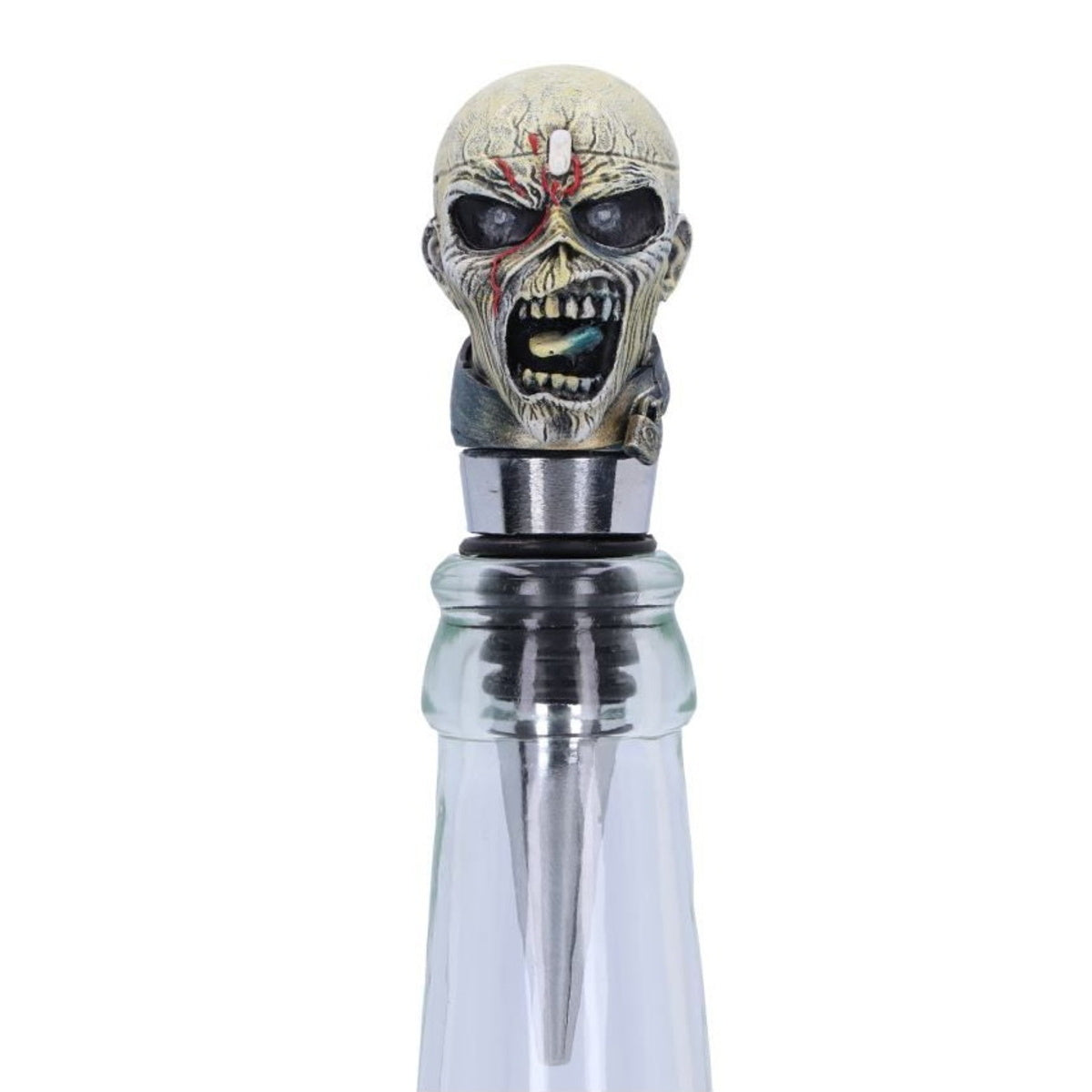 Iron Maiden Piece of Mind Bottle Stopper, 10cm | Nemesis Now