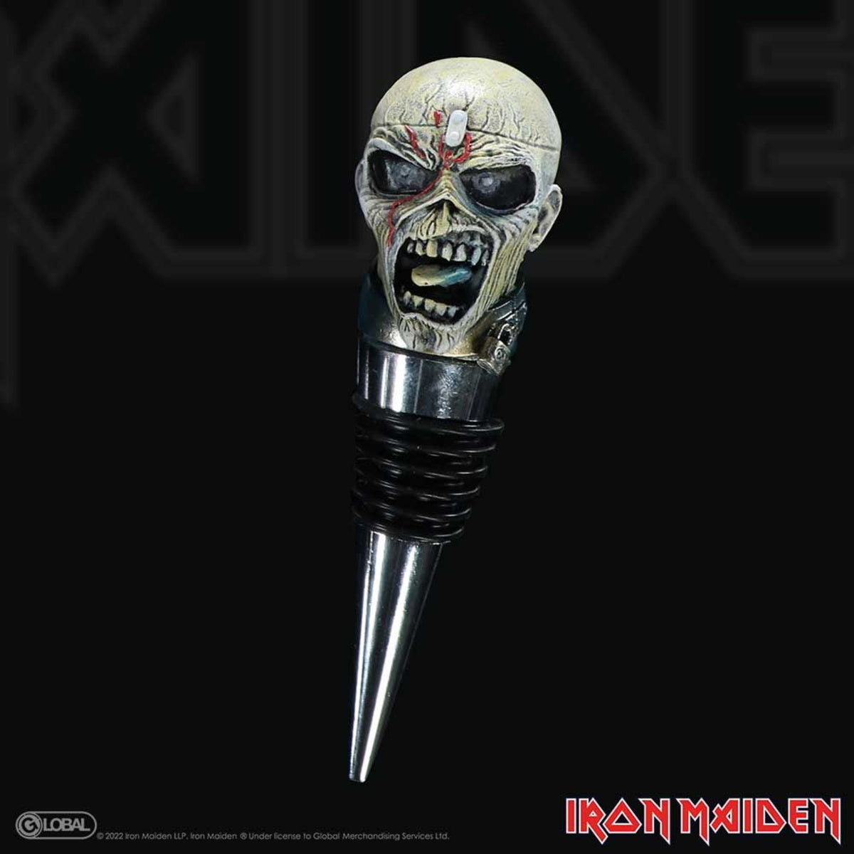 Iron Maiden Piece of Mind Bottle Stopper, 10cm | Nemesis Now