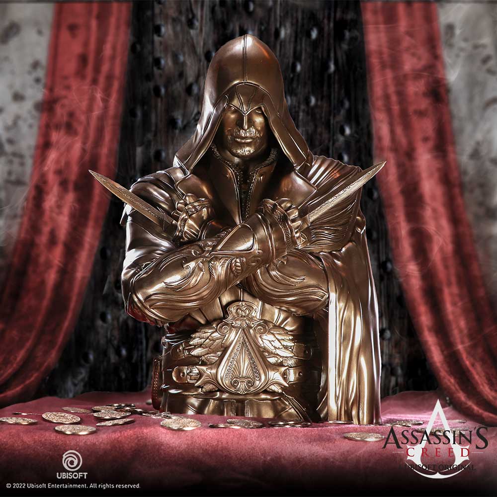Assassin's Creed Ezio Bust Box 30cm | Bronze Finish