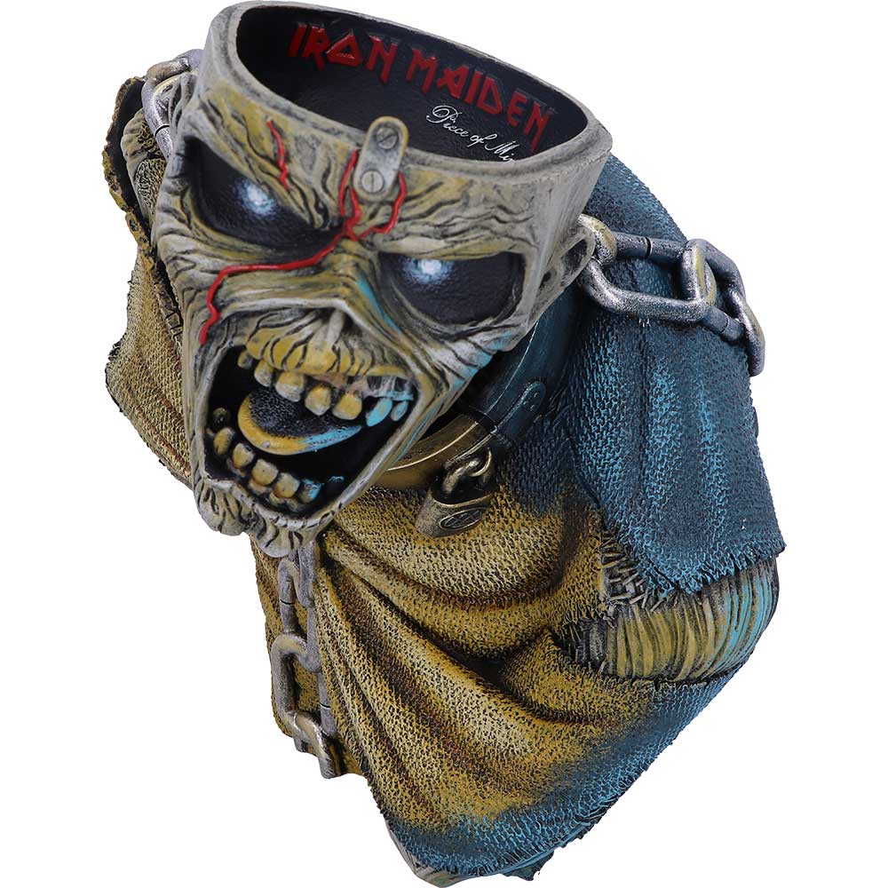Iron Maiden Piece of Mind Eddie Bust Box Small 12cm – Officially Licensed