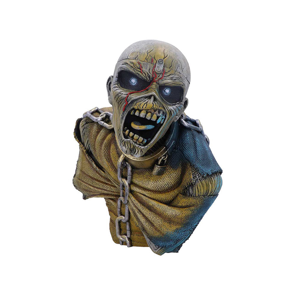 Iron Maiden Piece of Mind Eddie Bust Box Small 12cm – Officially Licensed