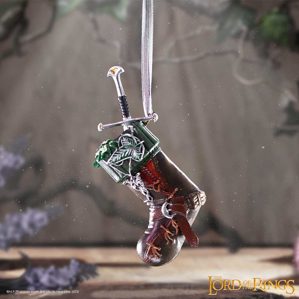 Lord of the Rings Aragorn Christmas Stocking Ornament, 9cm