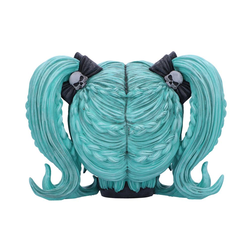 Drop Dead Gorgeous Cute and Cosmic Witchy Skull Figurine, 19.5cm