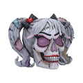 Drop Dead Gorgeous Pins and Needles Franken-Doll Skull, 20.5cm
