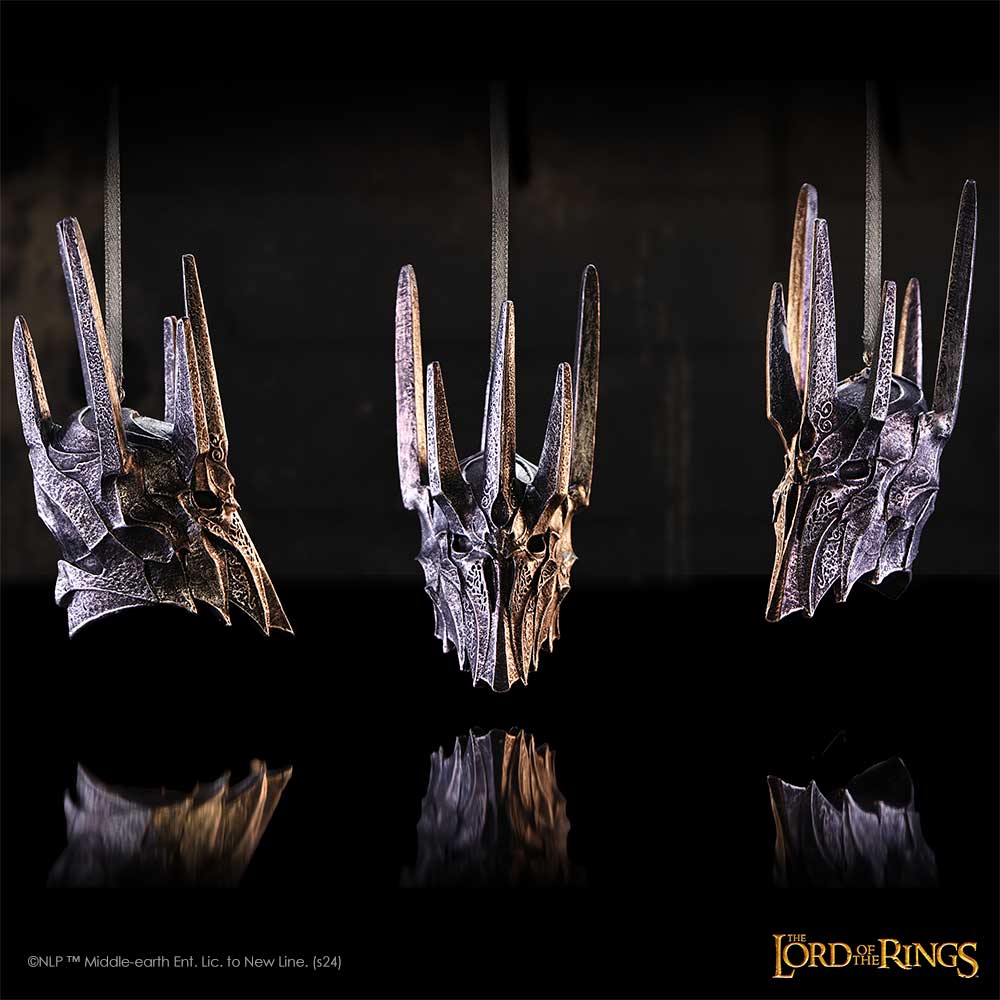 Lord of the Rings Helm of Sauron Hanging Ornament, 10cm